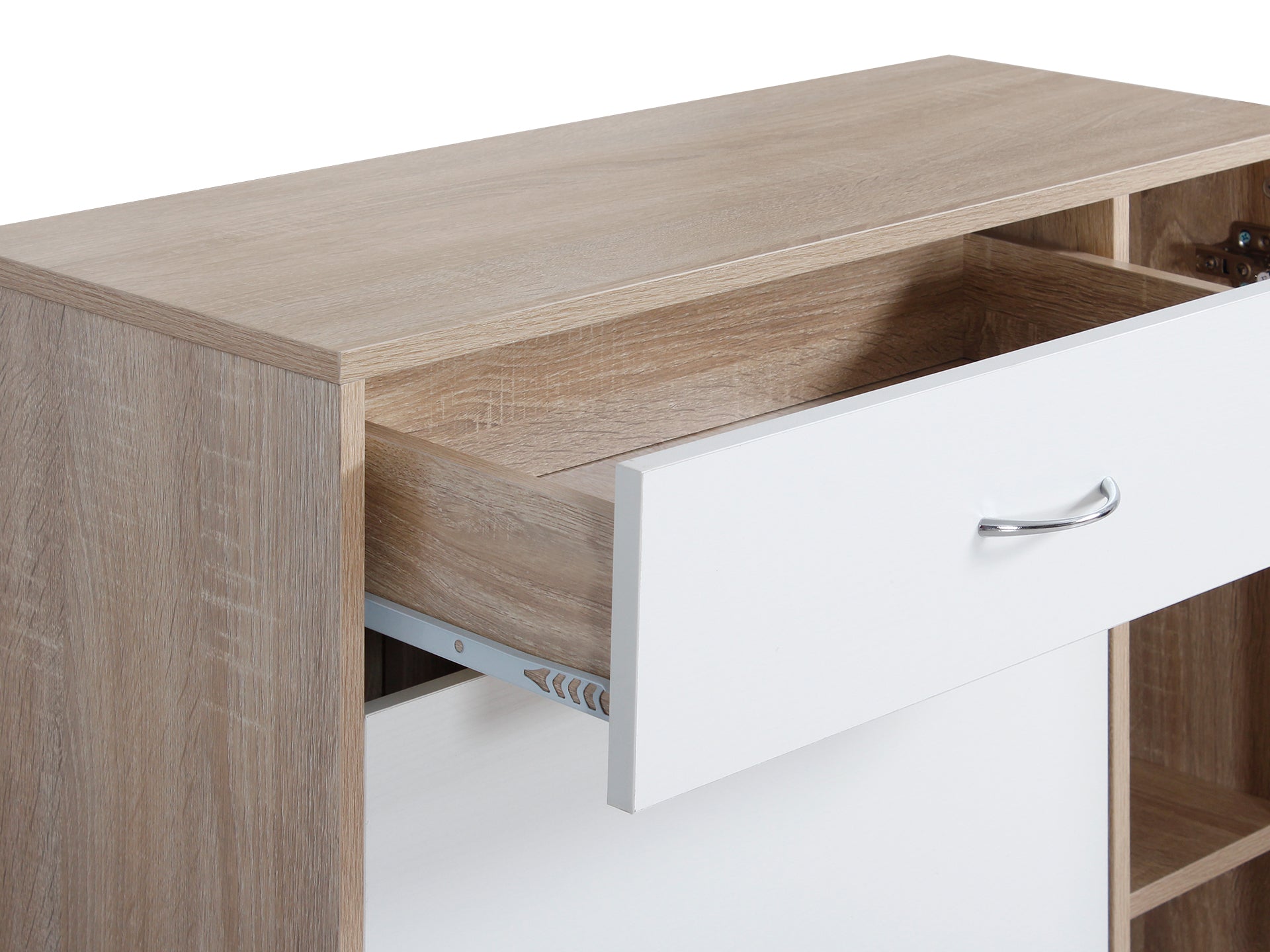 Kihona 3 Drawer Shoe Cabinet Storage Rack - Oak