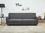 MUNICH 3-Seater Sofa Bed DARK GREY