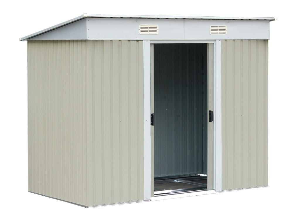 Garden Shed  2.37M x 1.31M x 1.81M BEIGE