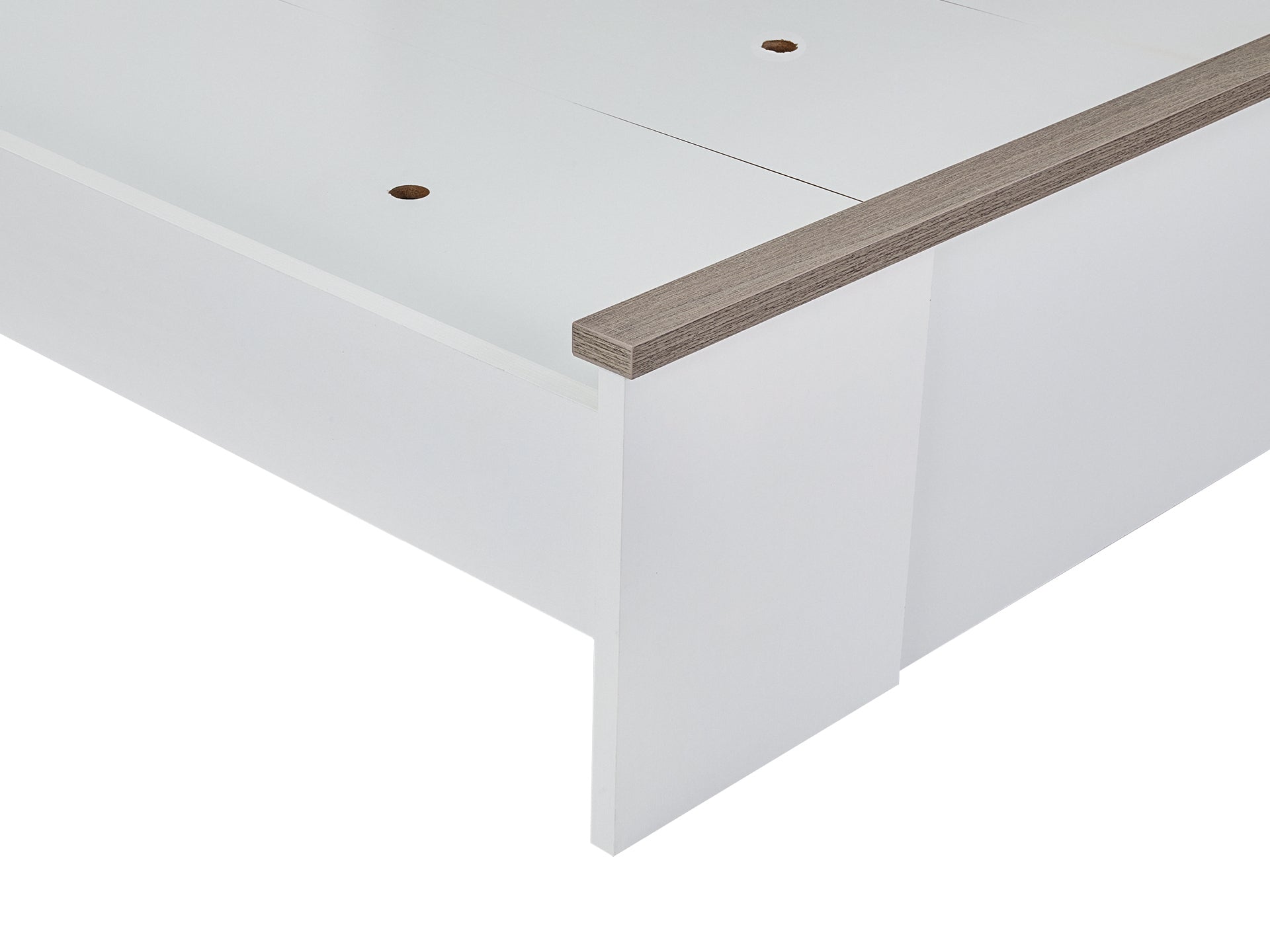 WAIPOUA Queen Wooden Bed Frame - GREY Oak