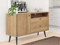 CARSON Sideboard Buffet Table - Oak