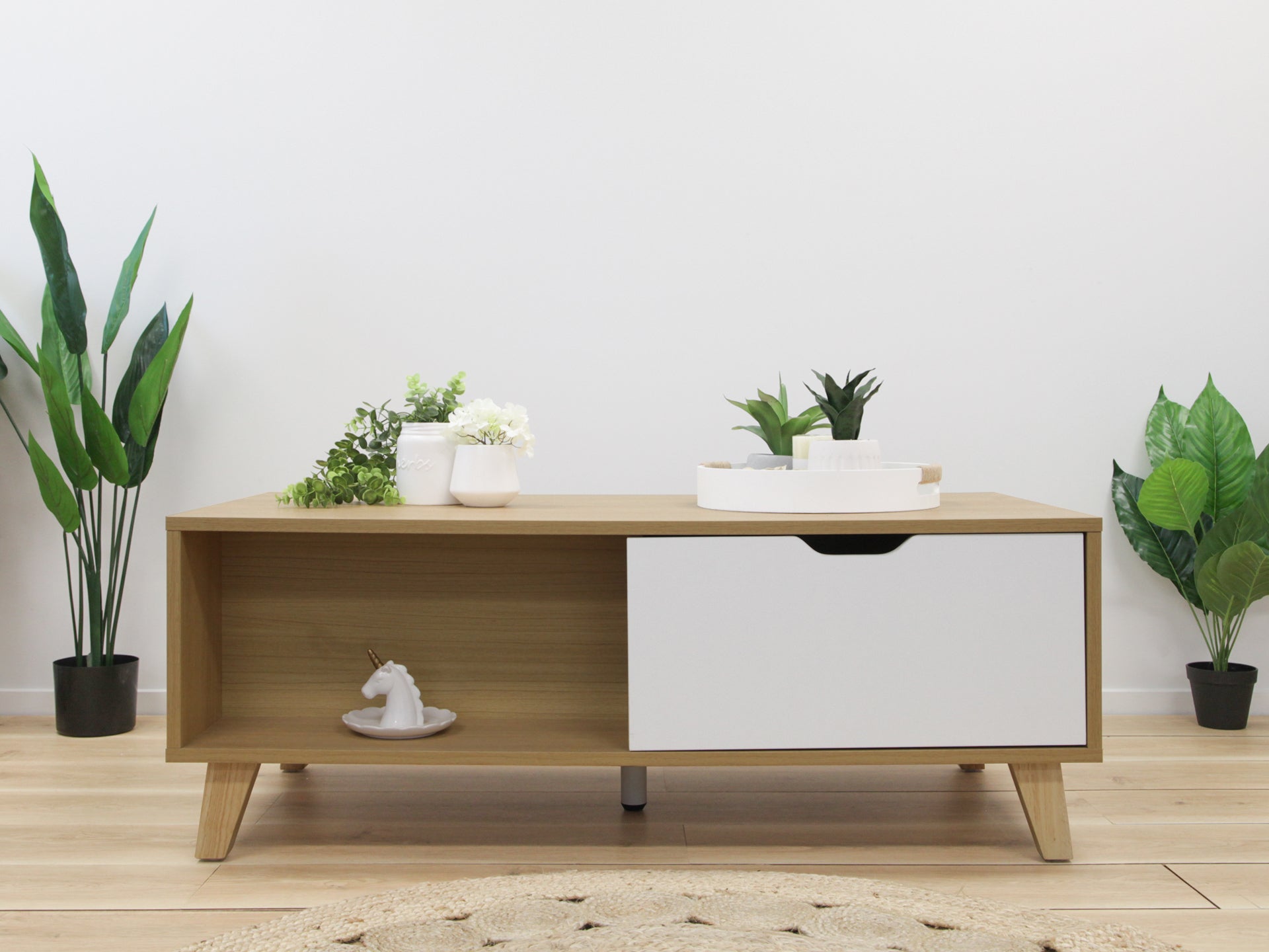 SCHERTZ Wooden Coffee Table - Oak