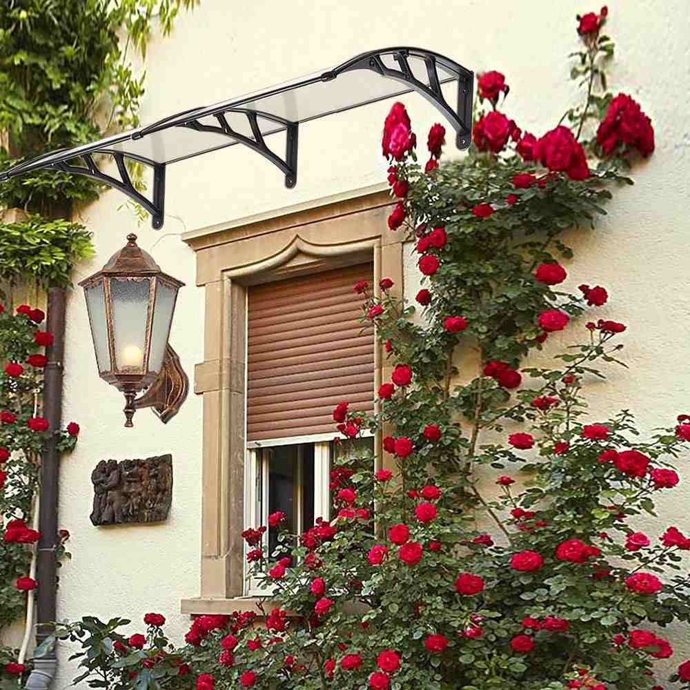 TOUGHOUT Canopy Awning Door Window Awning 2m x 1m