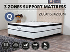 3 Zones Support Mattress - QUEEN