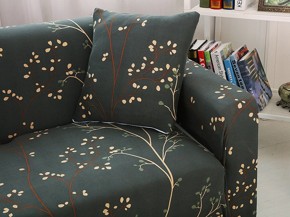 2 Seater Sofa Couch Cover 145-185cm - Forest