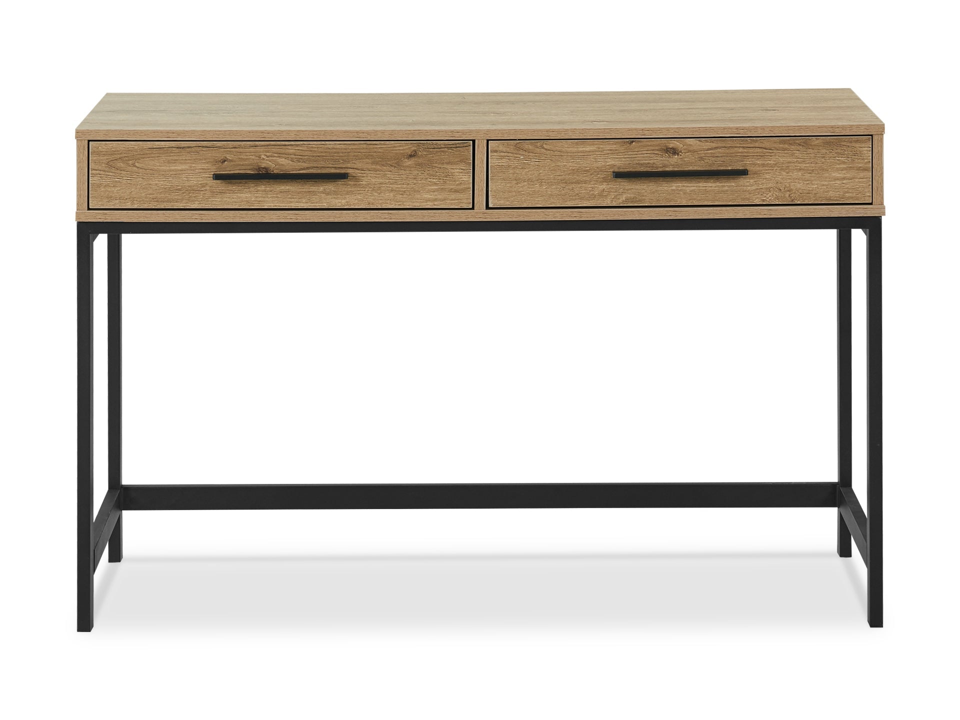 Lennox 120cm Computer Desk - Dark Oak