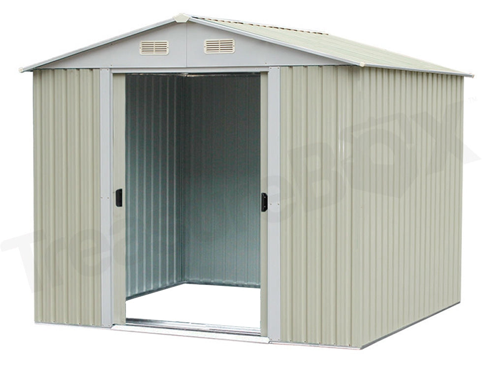 Garden Shed 2.0M x 2.6M x 2.1M Beige