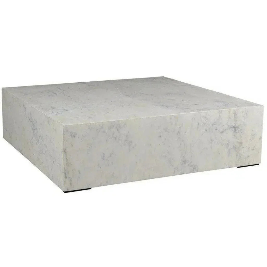 40 Inch Coffee Table White Contemporary