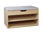 MANTLE Shoe Rack Storage Cabinet Shoe Bench - GREY