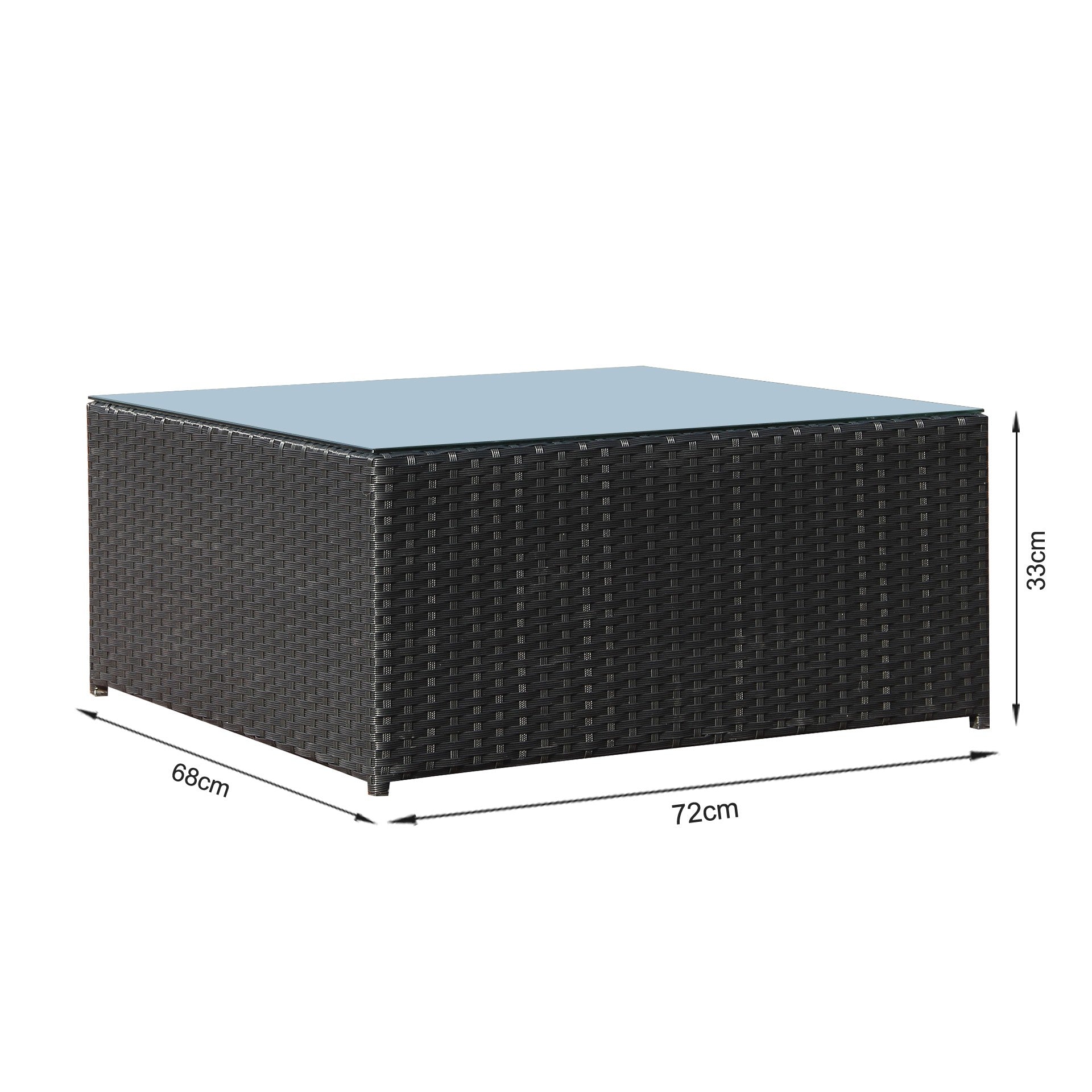 Verona 7 Piece Rattan Outdoor Sofa Set - White