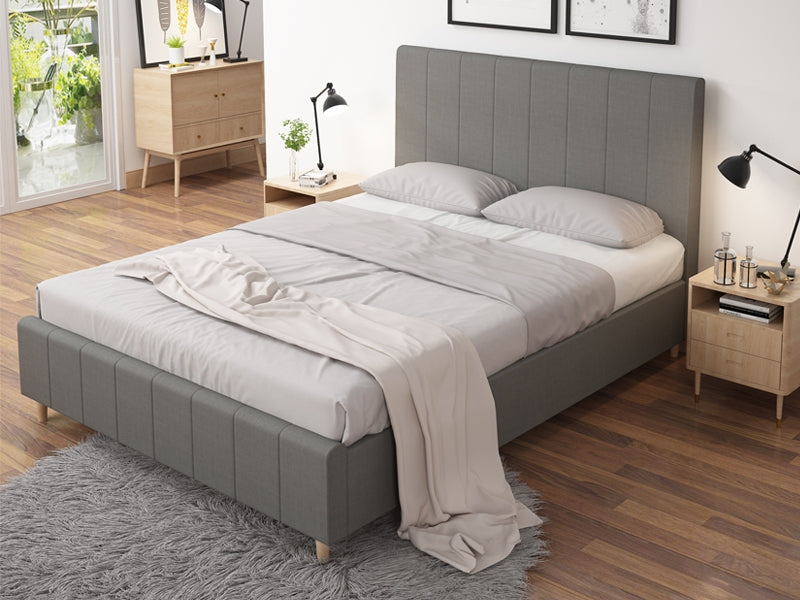 SIERRA Queen Bed Frame - GREY