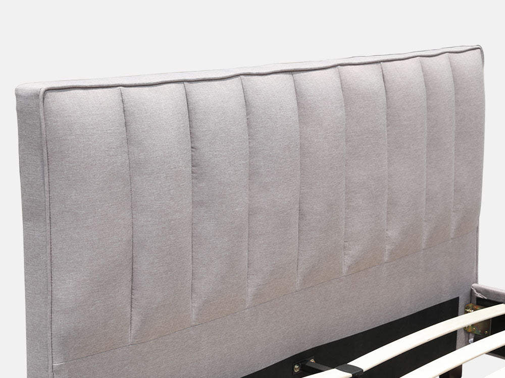 EIGER King Bed Frame - LIGHT GREY