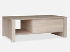 LANE Single Drawer Coffee Table - White Oak