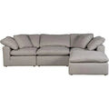 4PC Stain Resistant Grey Modular Lounge