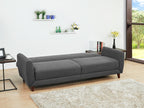 MUNICH 3-Seater Sofa Bed DARK GREY