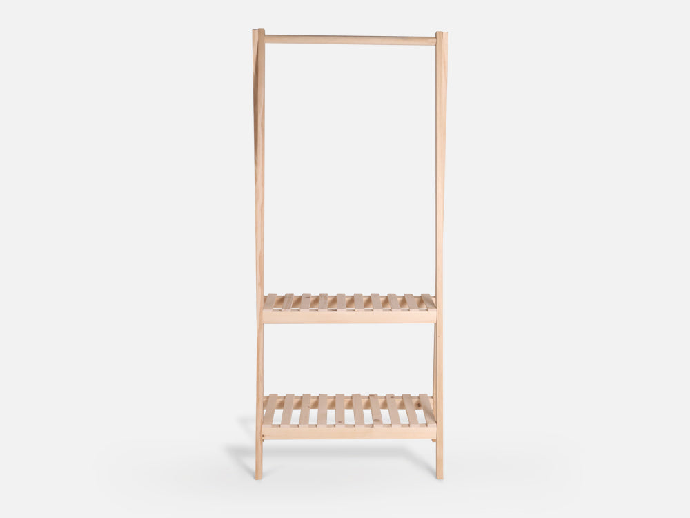 PEIPUS Wooden Clothes Rack - Oak