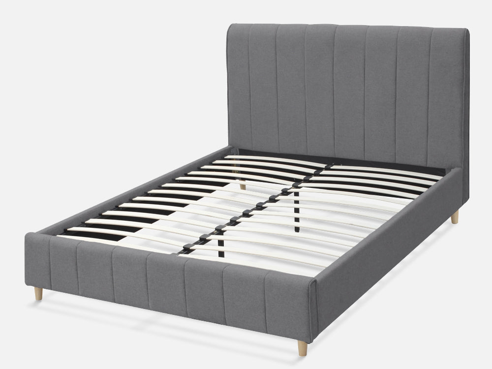 SIERRA Queen Bed Frame - GREY