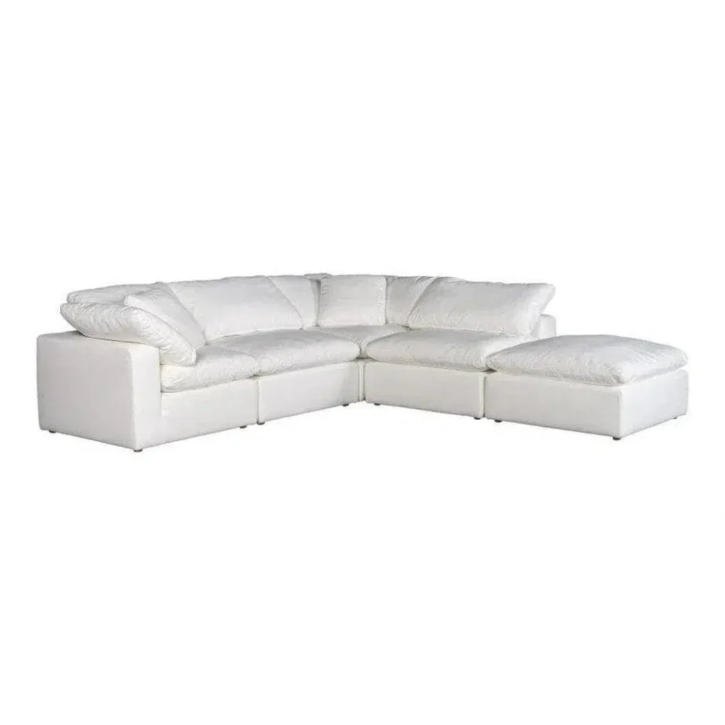 5 PC Set Stain Resistant White Dream Modular