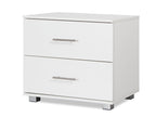 Bram Bedside Table - White