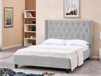 ELBRUS Queen Bed Frame - LIGHT GREY