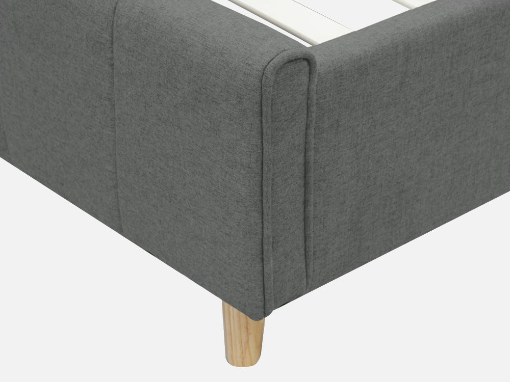 SIERRA Queen Bed Frame - GREY