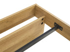 Hekla Queen Wooden Bed Frame - Oak