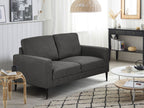 Toronto 2 Seater Fabric Sofa - Dark Grey