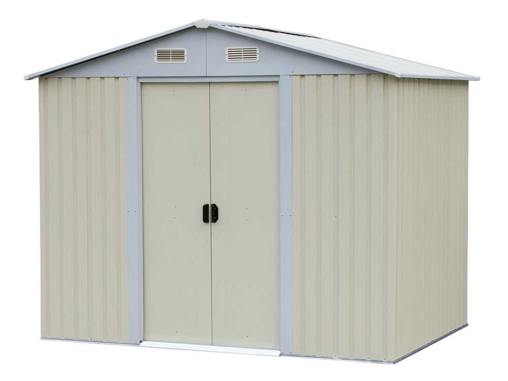 Garden Shed 1.83M x 2.57M x 2.09M BEIGE