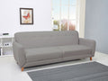 MUNICH 3 Seater Sofa Bed LIGHT GREY