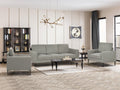 Toronto 3 Piece Sofa Set with 2 Occasional Fabric Chair - Light Grey