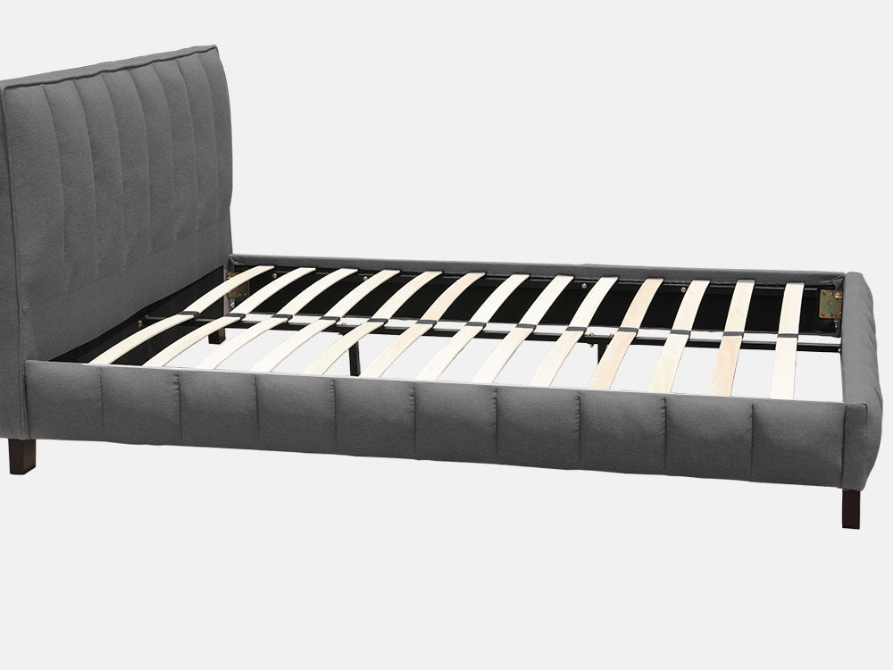 EIGER Queen Bed Frame - DARK GREY