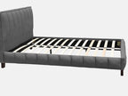 EIGER Queen Bed Frame - DARK GREY