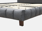 EIGER King Bed Frame - DARK GREY