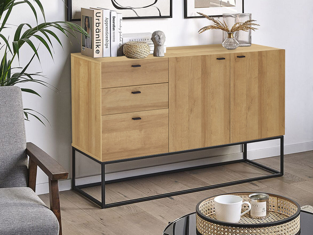 XOAN Sideboard Buffet Table - Oak