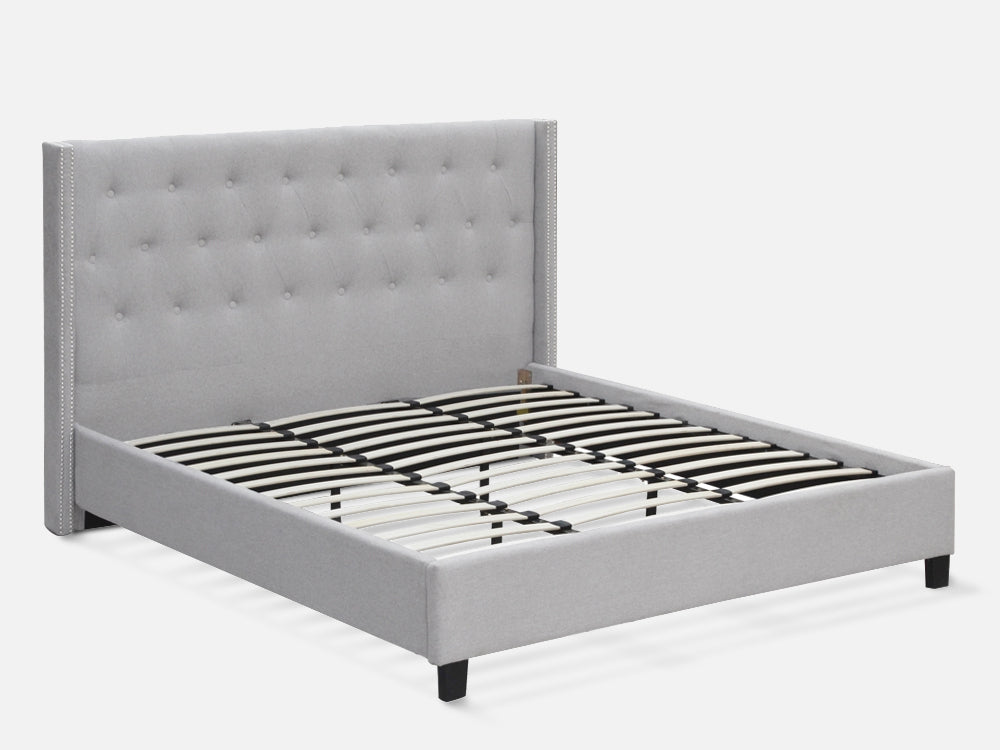 ELBRUS Super King Bed Frame - LIGHT GREY