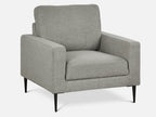 Toronto 3 Piece Sofa Set - Light Grey