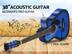 38 Acoustic Guitar Blue