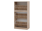 Matilda 3 Drawer Shoe Cabinet Storage Rack - Oak