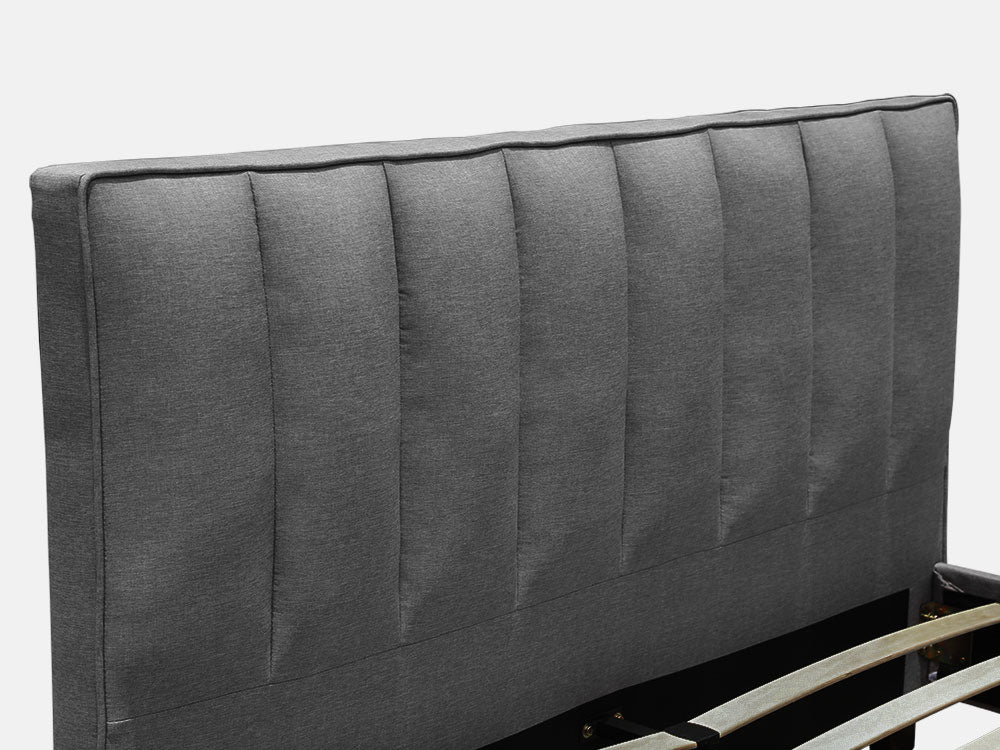 EIGER Queen Bed Frame - DARK GREY