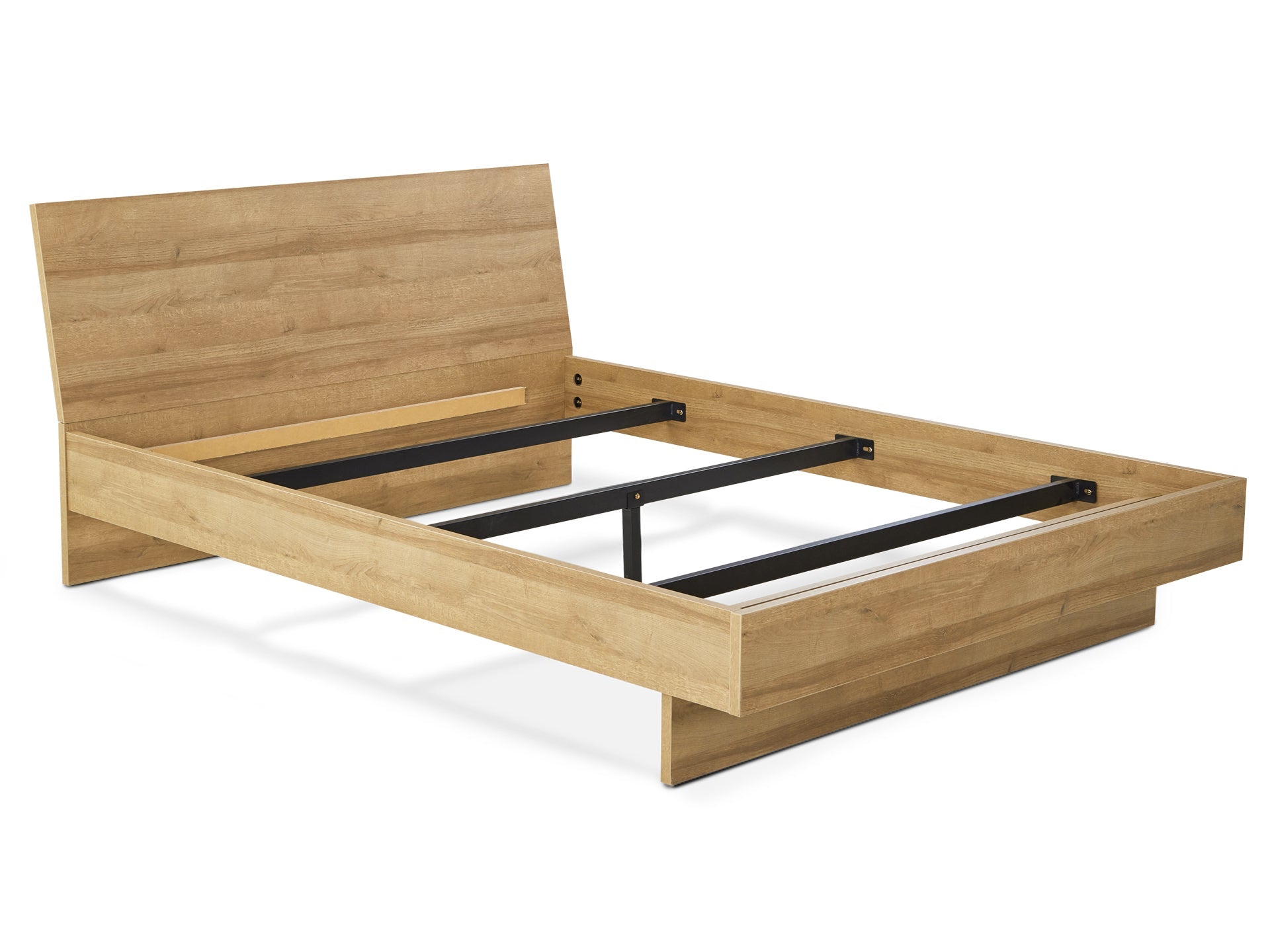 Hekla Queen Wooden Bed Frame - Oak