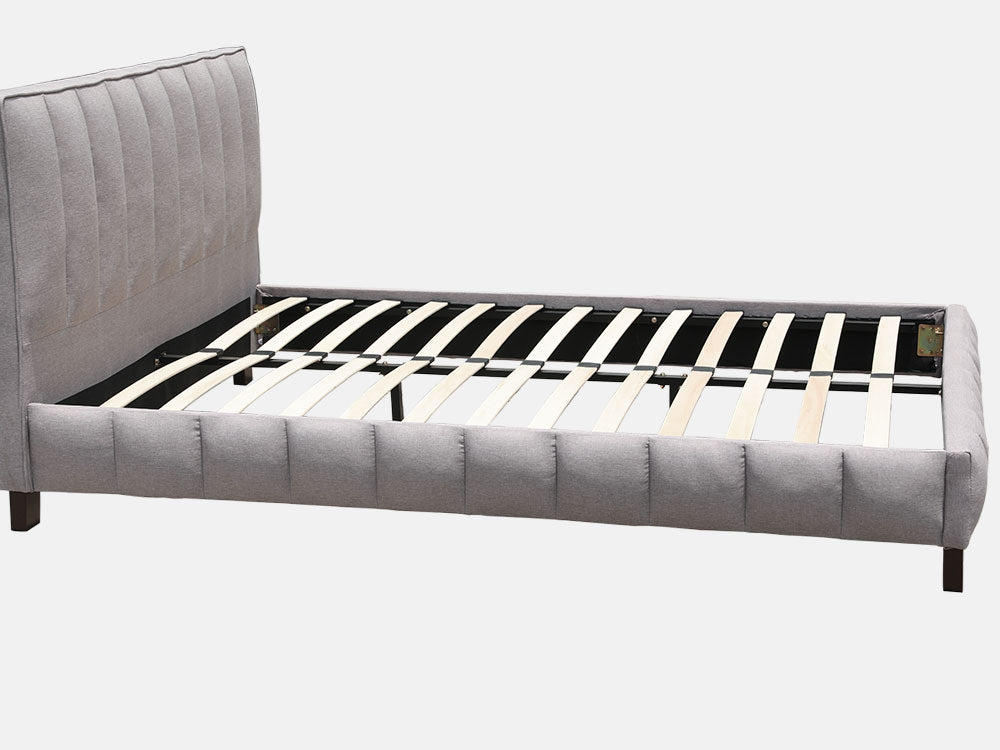 EIGER King Bed Frame - LIGHT GREY