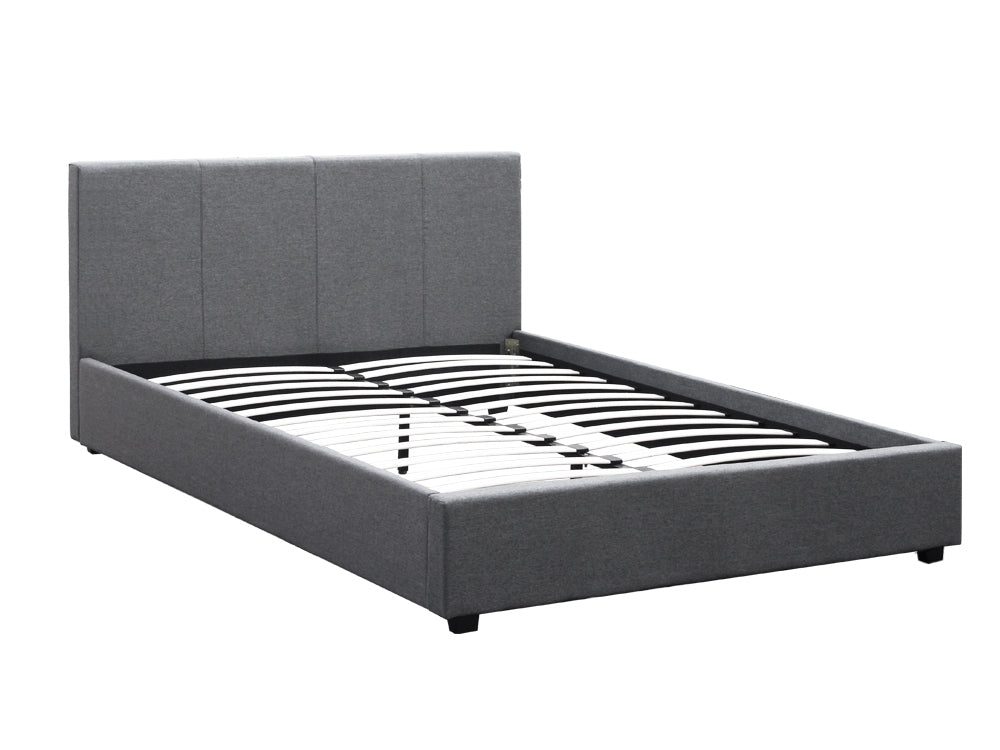 SHASTA King Bed Frame - DARK GREY