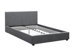 SHASTA King Bed Frame - DARK GREY