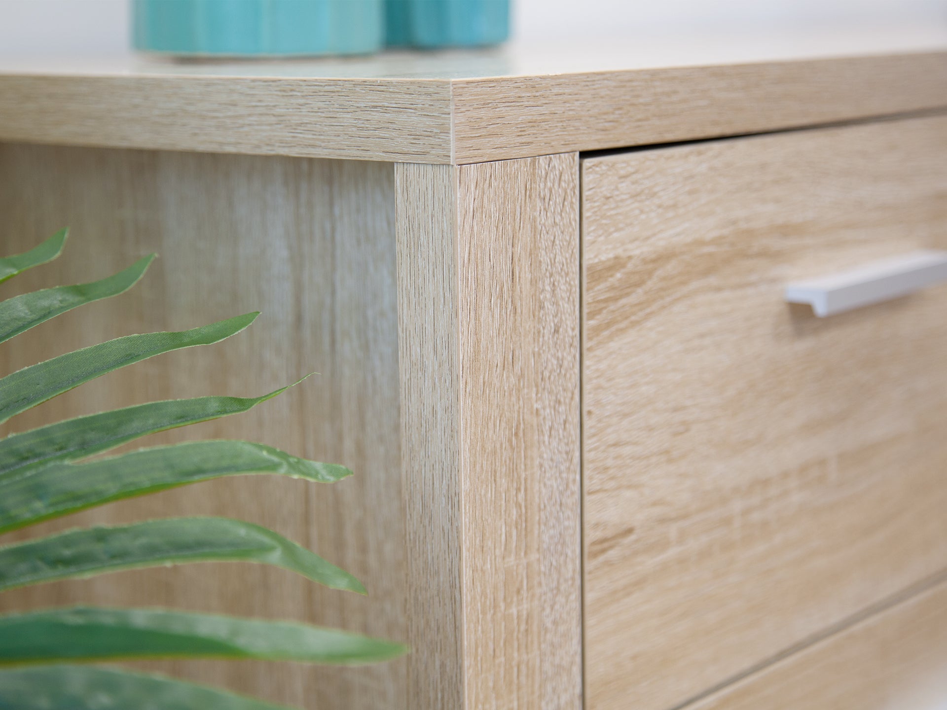 Sagano Low Boy 7 Drawers - Oak