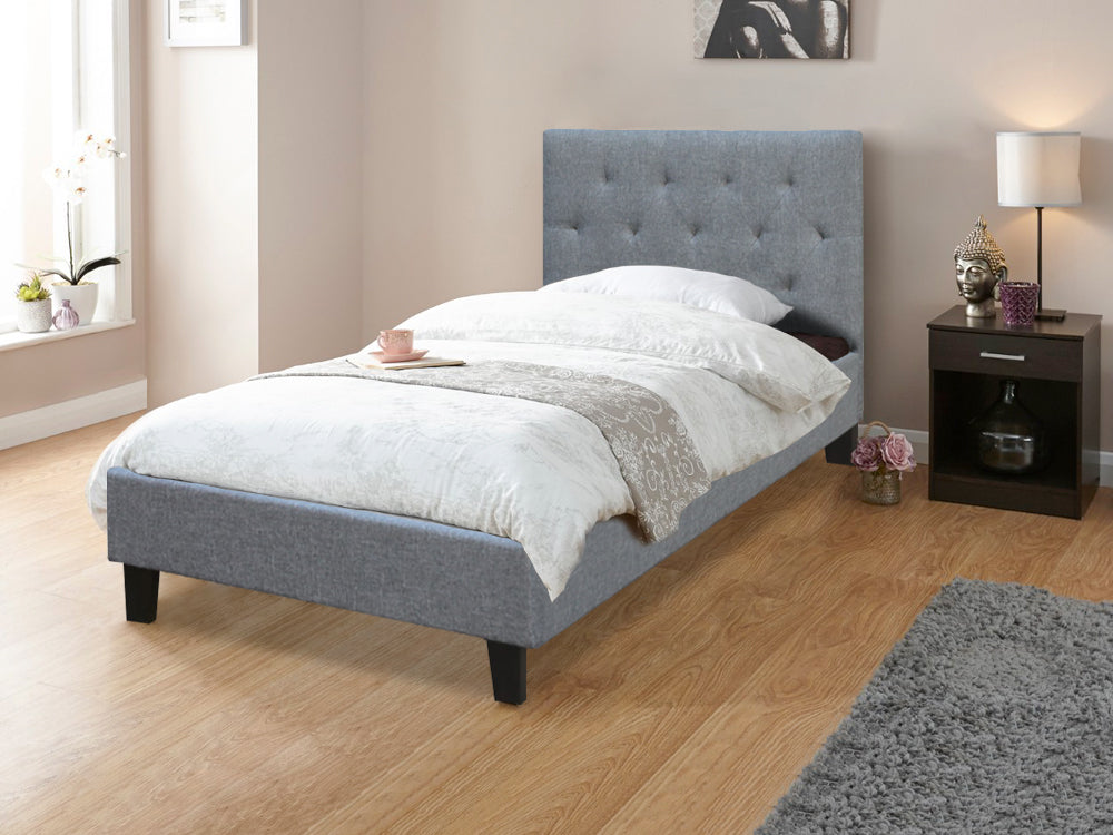 BLANE Single Bed Frame - GREY