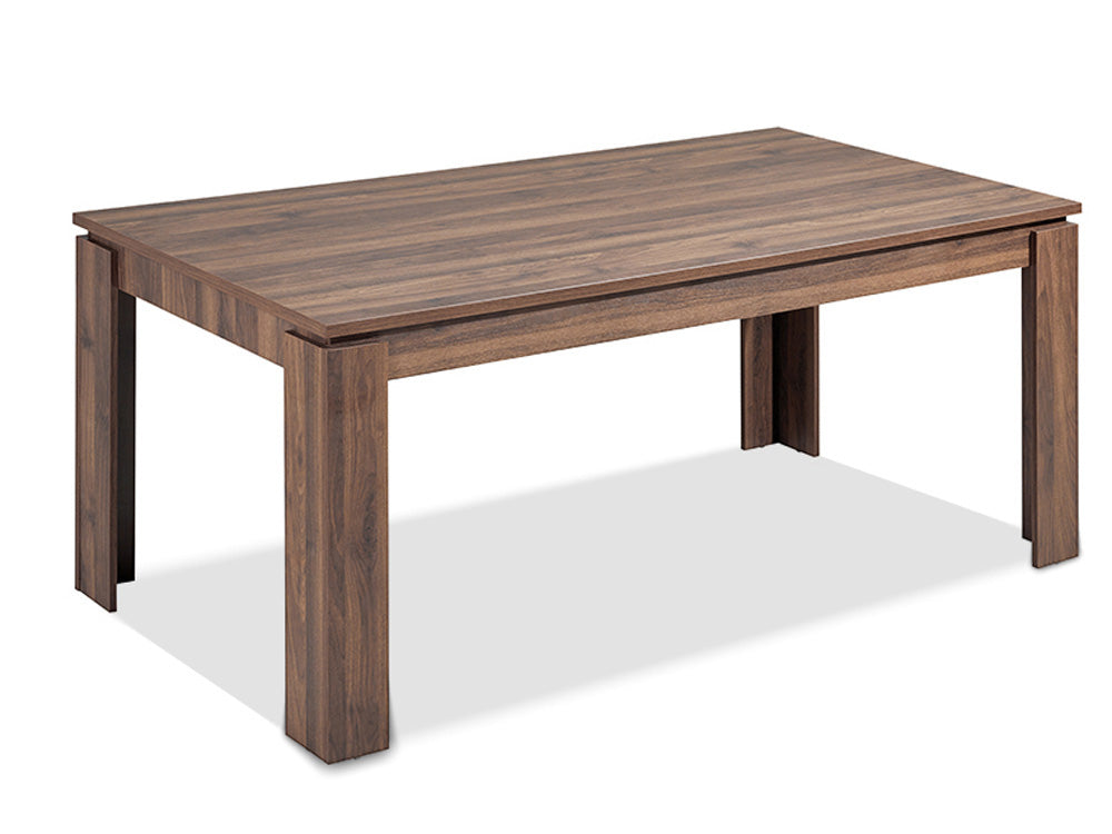 AZAR Dining Table Rectangle 180 x 90cm - WALNUT