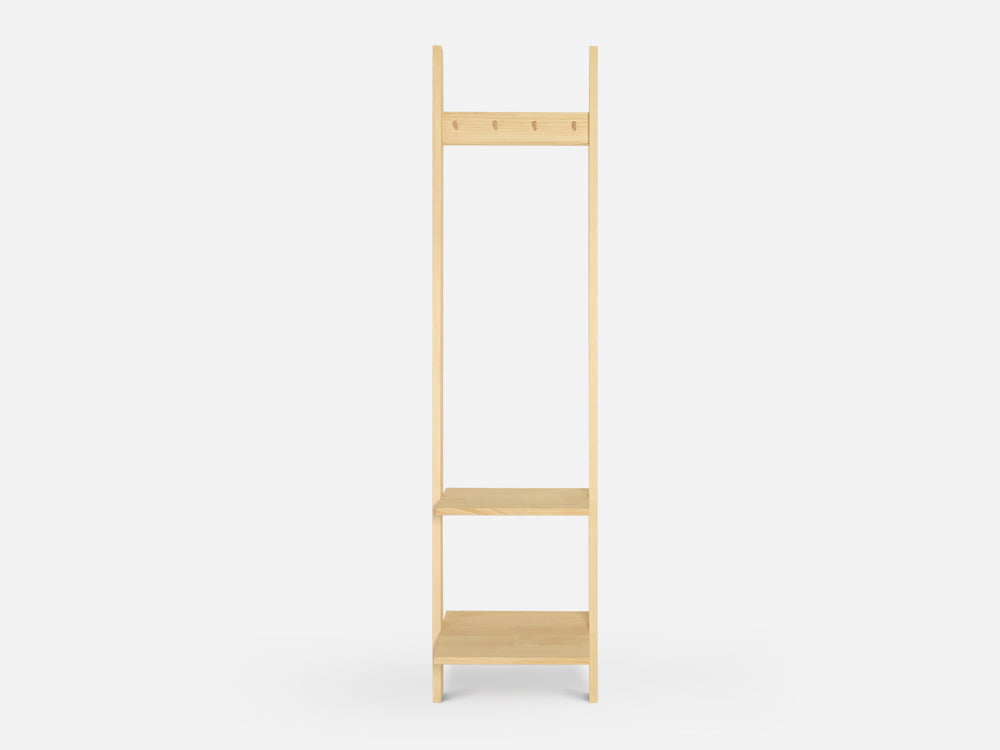 PYALA Wooden Coat Rack Hanger - Oak