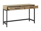 Lennox 120cm Computer Desk - Dark Oak