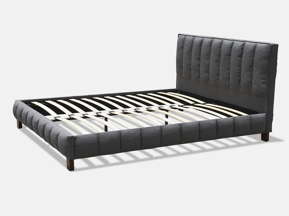 EIGER King Bed Frame - DARK GREY
