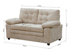 LAWRENCE 2-Seater Sofa